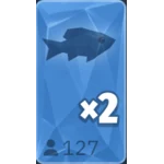 GrÄ fisk, vanlig insatsruta som betalar 2x i Fishing Time